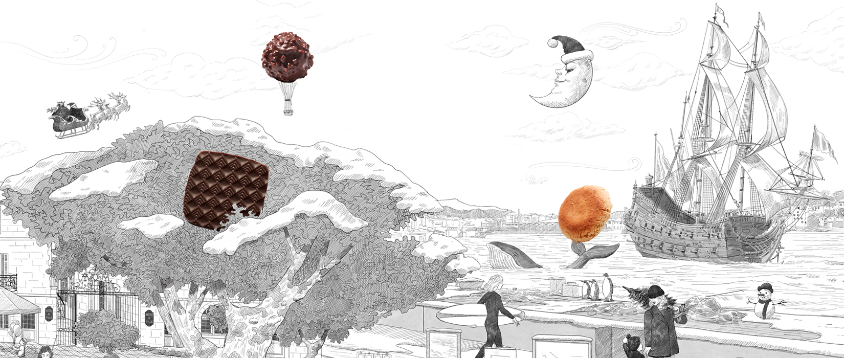 Cadeaux Slide background