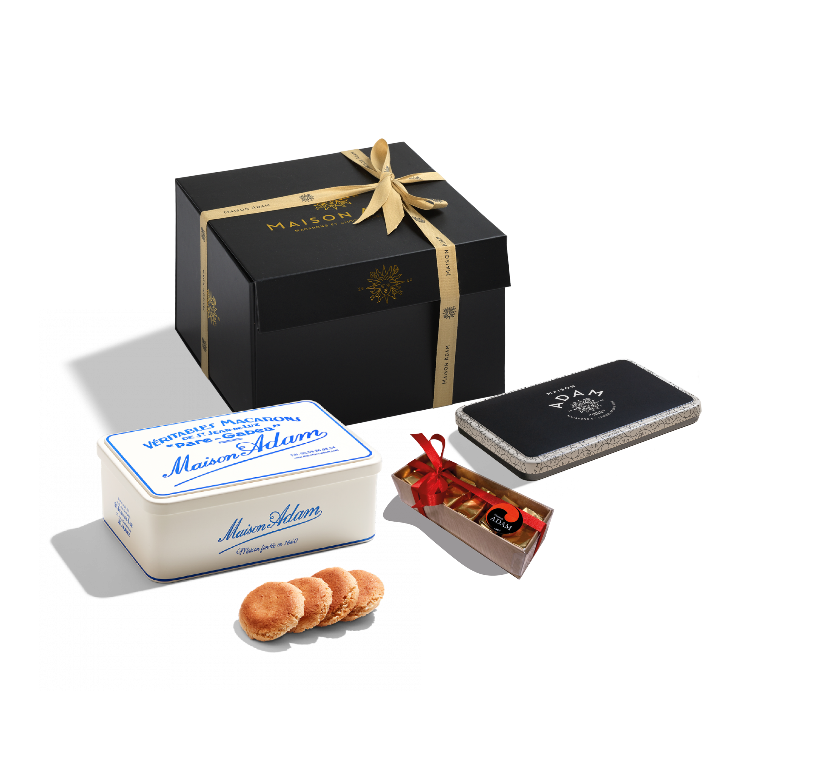 PRE-COMMANDE* Box cadeau Noël gourmand – Coffret cadeaux personnalisés,  thème maison et bonhomme de pain d'épices – Mimosa Chroma